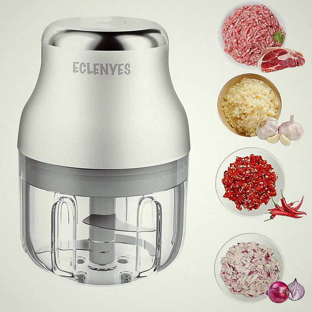 Garlic Chopper, Mini Food Processor, USB Rechargeable Mini Chopper, Powerful...
