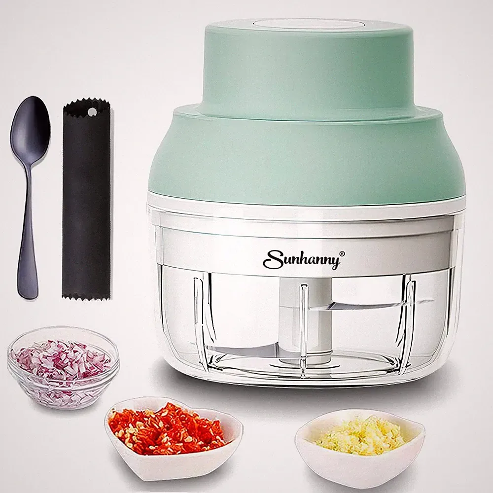 Garlic Chopper Mini, Garlic Masher Crusher, Food Processor Small with Garlic...