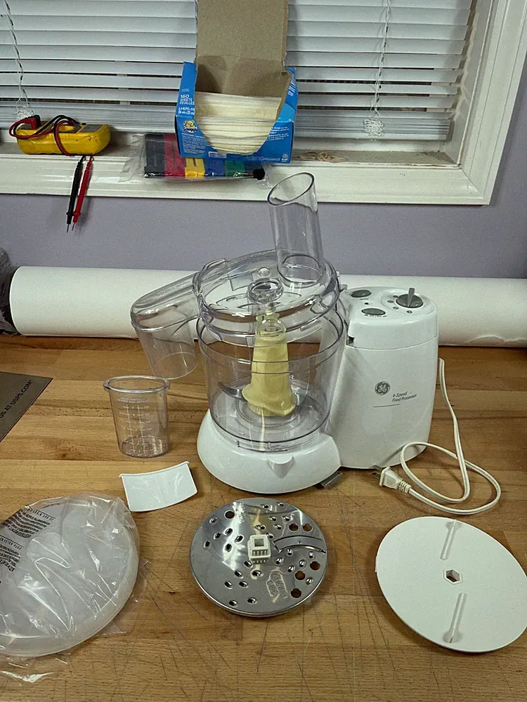 GE 4-Speed Food Processor Model 106622F 450W Motor Complete Unit