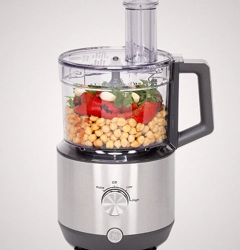 Ge Food Processor Large 12-Cup Vegetable Chopper For Shredding Mincing Dough 9