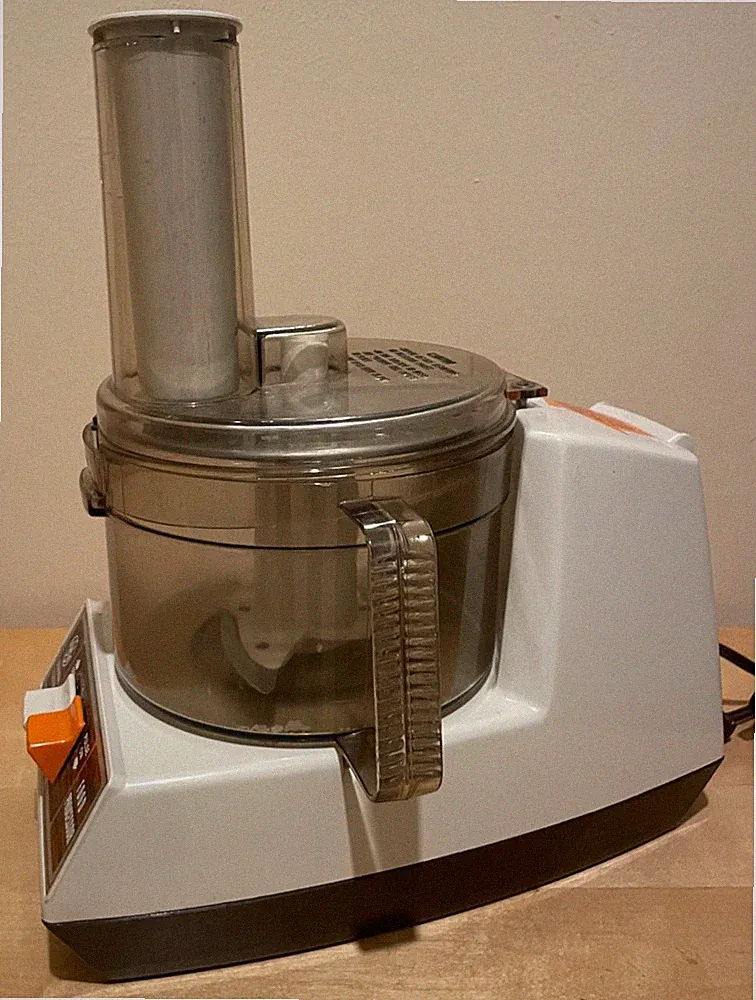 GE General Electric Food Processor D1-4200 Beige Brown TESTED Vintage