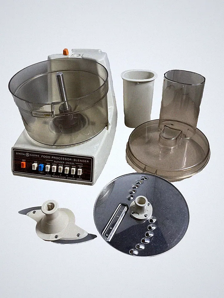 General Electric GE Food Processor Blender D1FP3 Multi Speed Tested VTG 420A 326