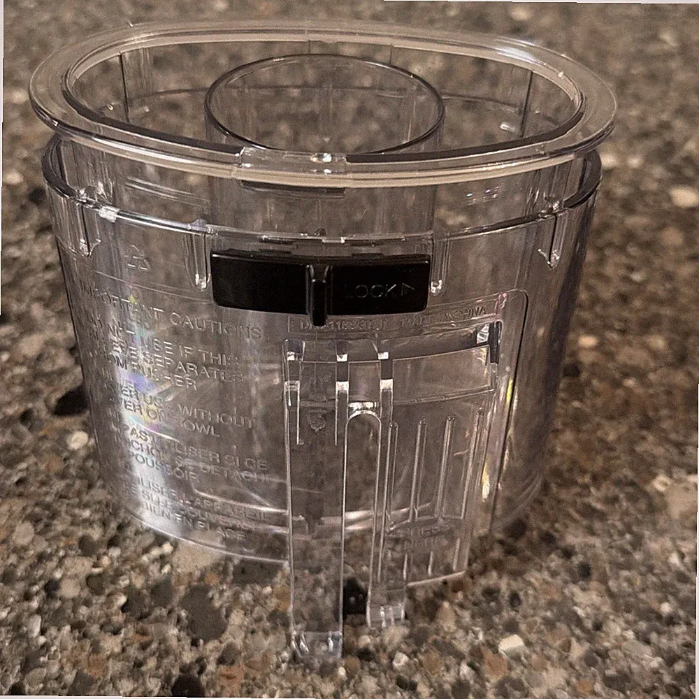 Genuine Cuisinart Pro Classic DLC-10S TX Food Processor Chute DLC-118BGTXT Black
