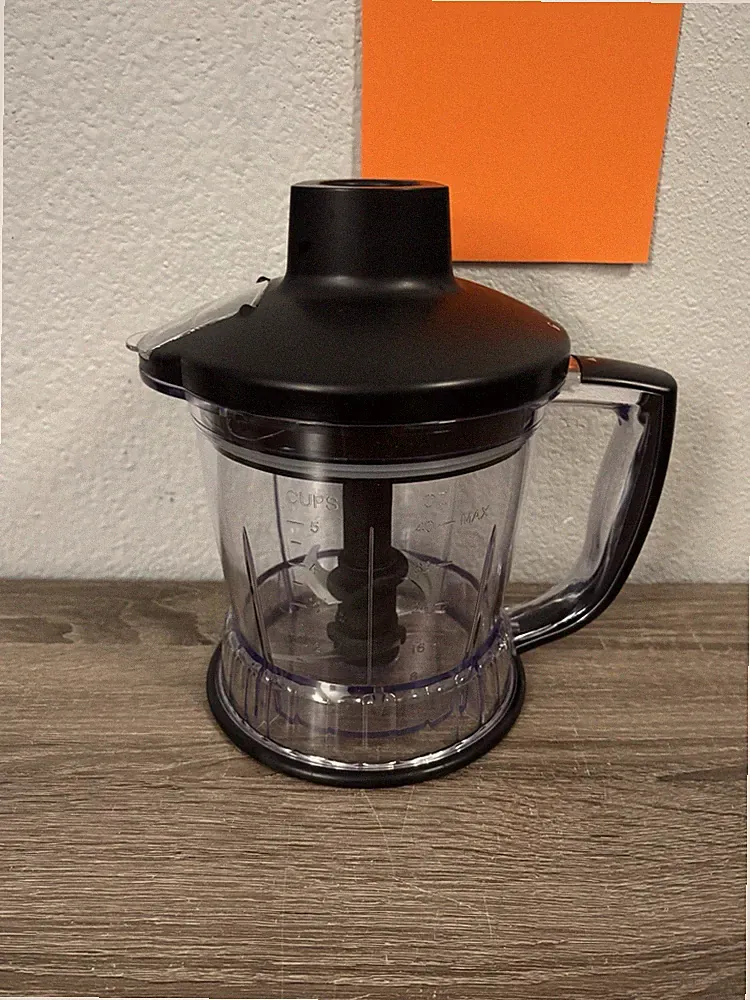 Genuine Ninja 40oz (5 Cup) Food Processor Bowl NJ200 Warrior Immersion W/ Lid