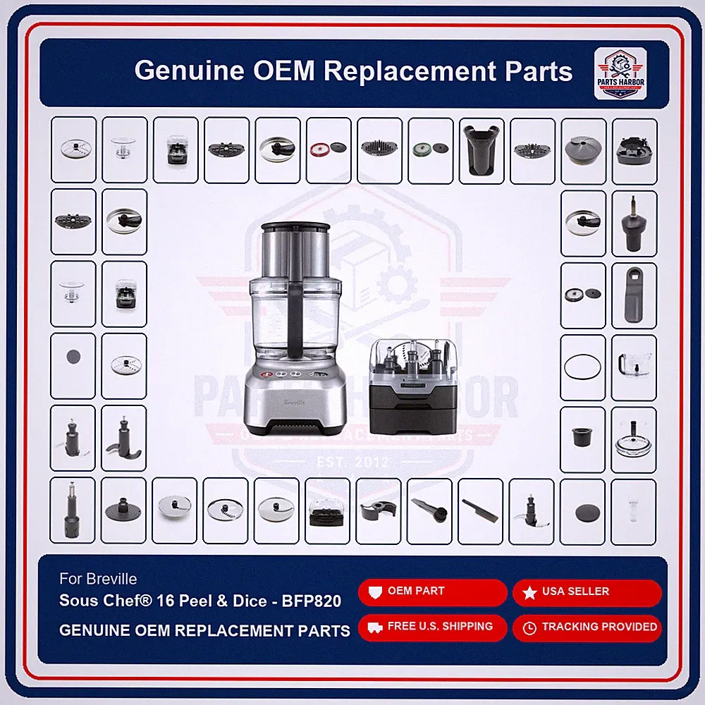 Genuine OEM Breville Parts for Sous Chef 16 Peel & Dice - BFP820