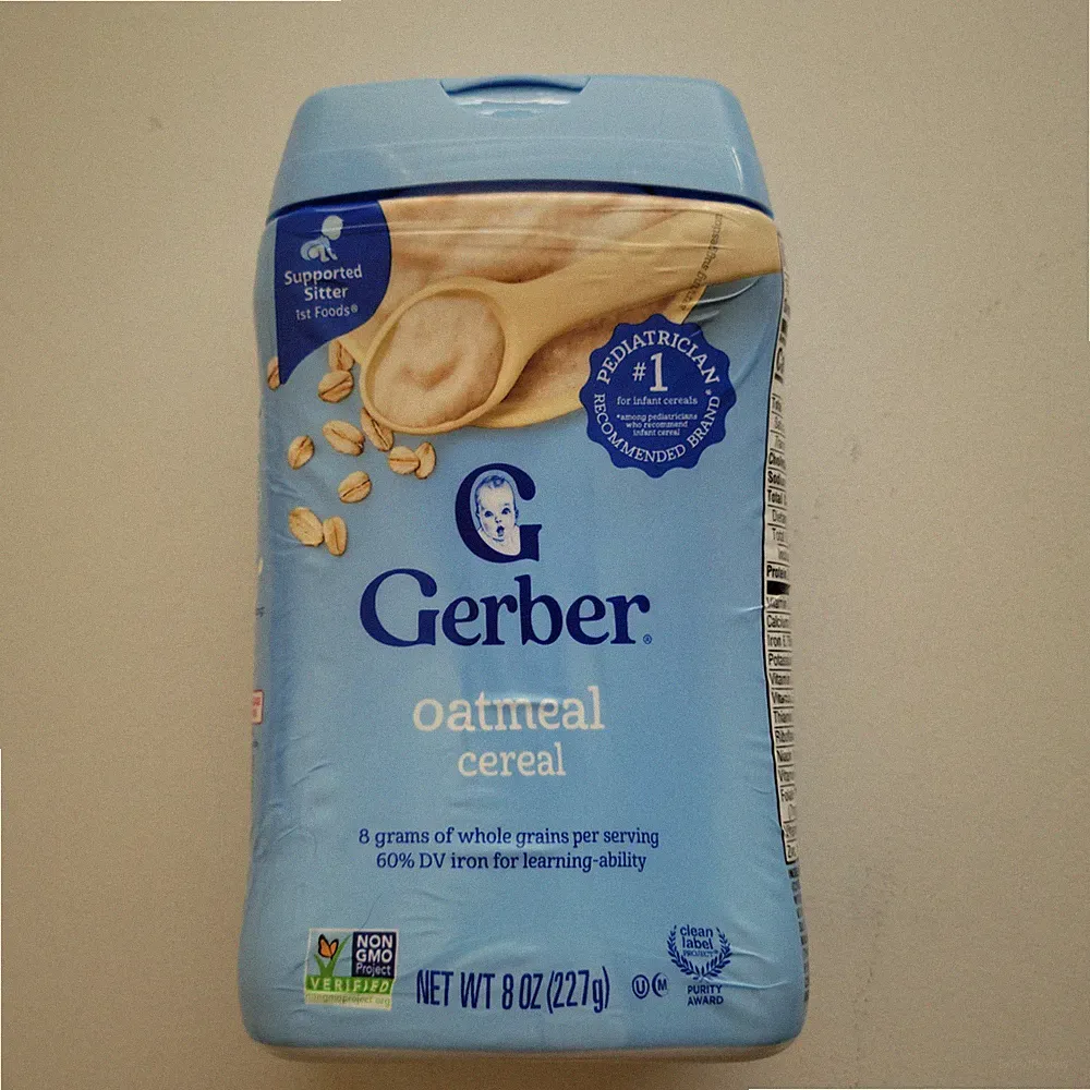 Gerber Oatmeal Cereal, 1st Foods®, 8 oz (227 g) Baby Food