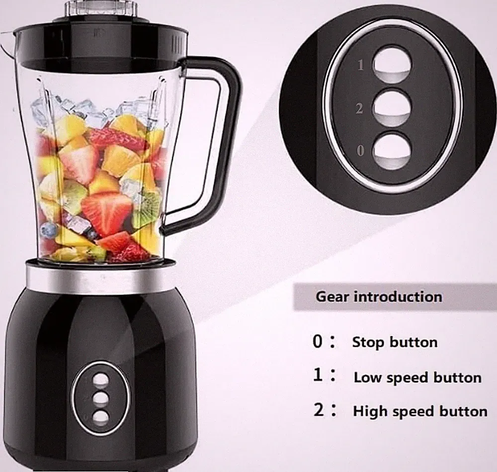Grinder Blender and Food Processor for Kitchen, 4 Functions for Shakes and Sm...