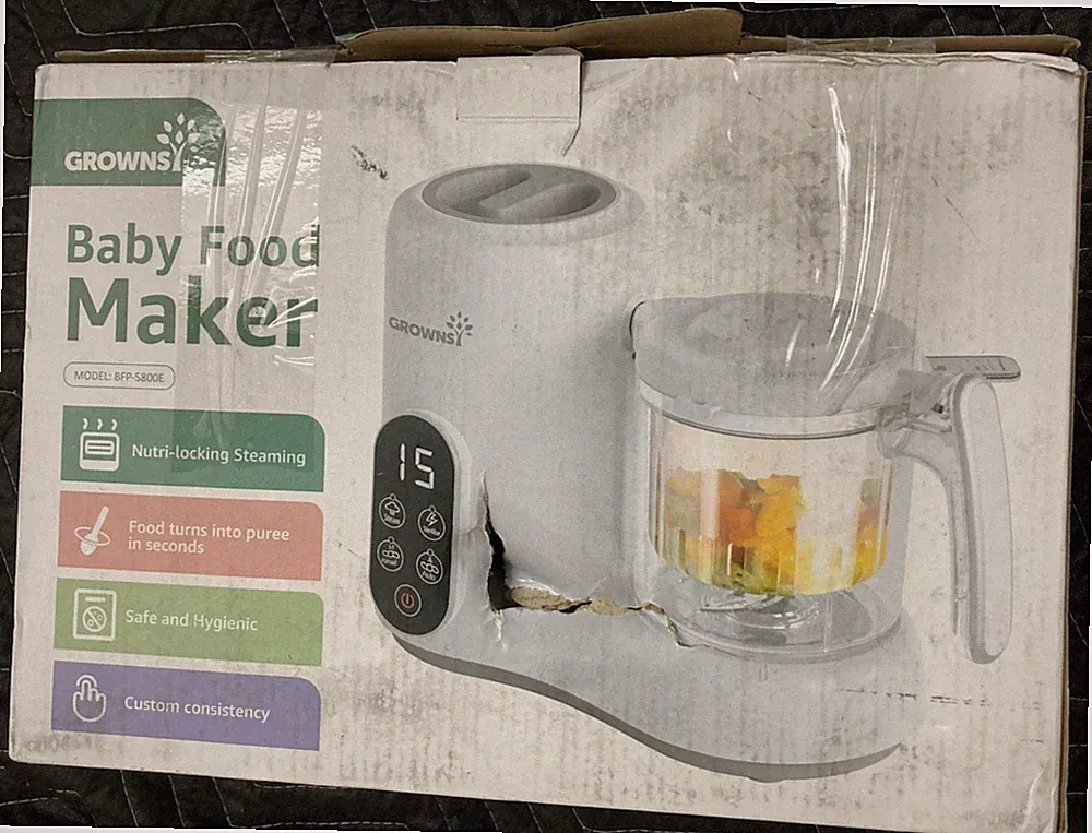 GROWNSY Baby Food Maker with Steam Basket