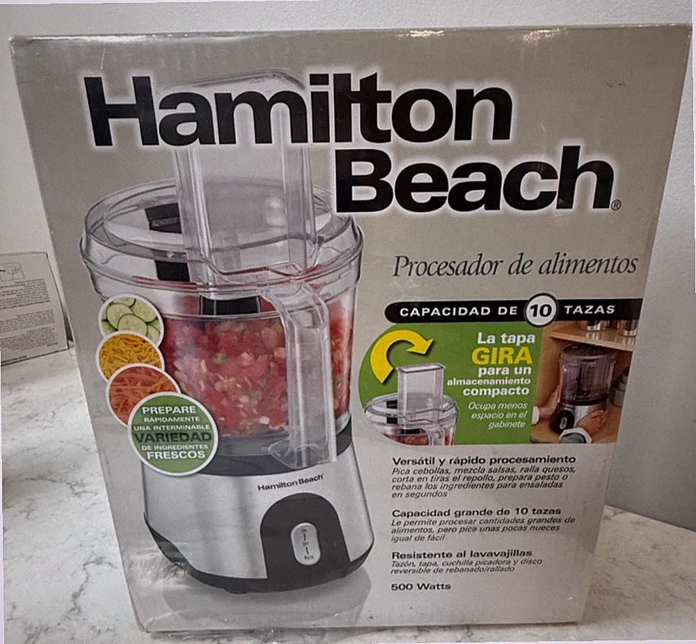 Hamilton Beach 10 Cup Food Processor 500 Watts 70760 NEW Sealed