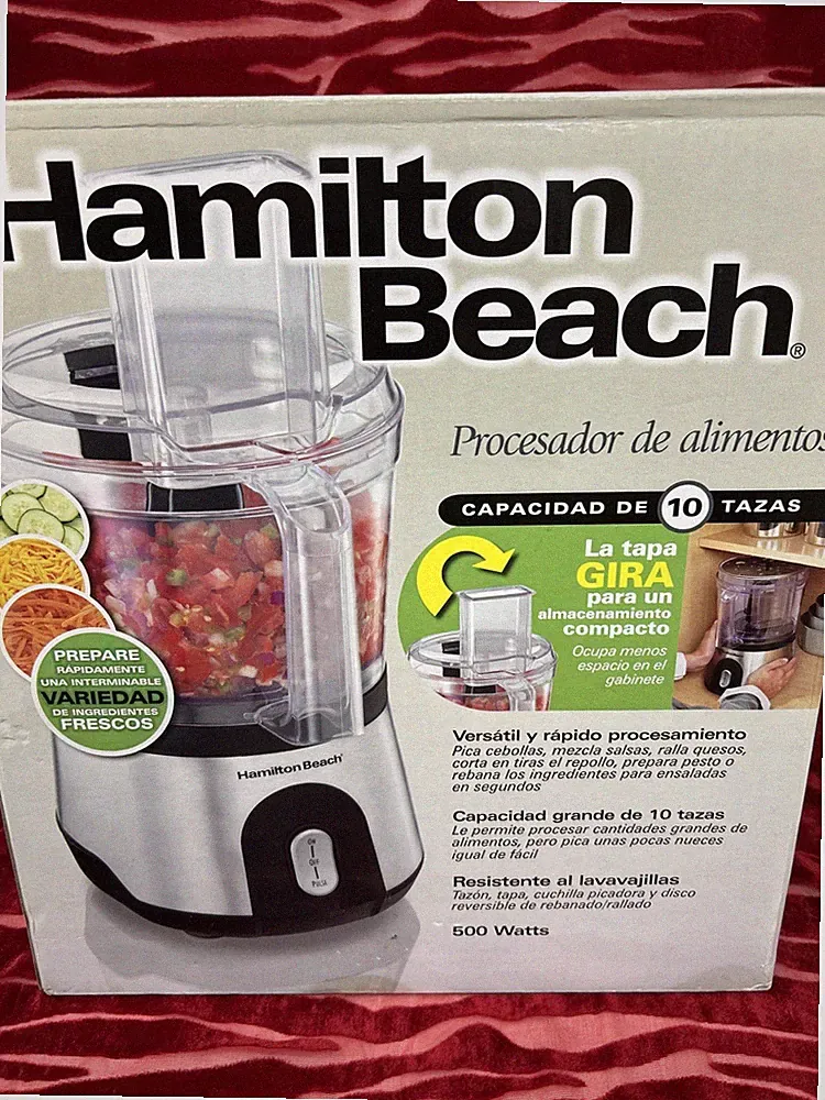 Hamilton Beach 10 Cup Food Processor 500 Watts 70760 NEW Sealed