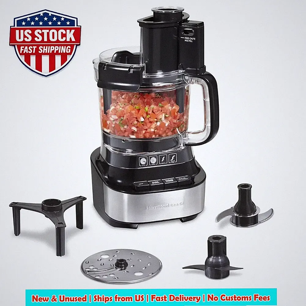 Hamilton Beach 10 Cup Stack & Snap Food Processor 70822FG