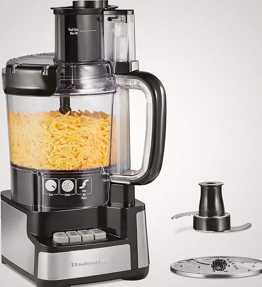 Hamilton Beach 12-Cup Stack & Snap Food Processor, Black, New Open Box 70725AG