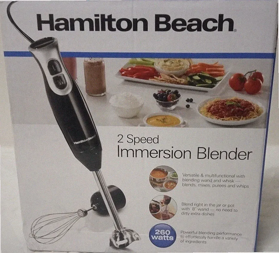 Hamilton Beach 2 Speed Immersion Blender! New!