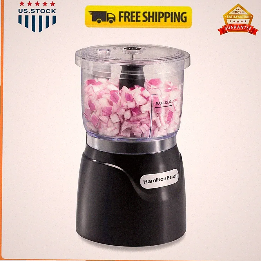 Hamilton Beach 3 Cup Electric Vegetable Chopper & Mini Food Processor