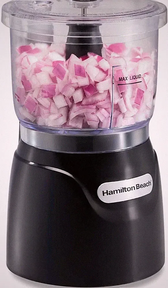 Hamilton Beach 3-Cup Mini Food Processor & Vegetable Chopper 350W, Black (72850)