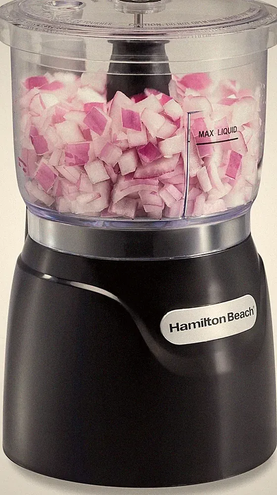 Hamilton Beach 3 Cup Stack & Press Electric Food Chopper and Mini Food Processor