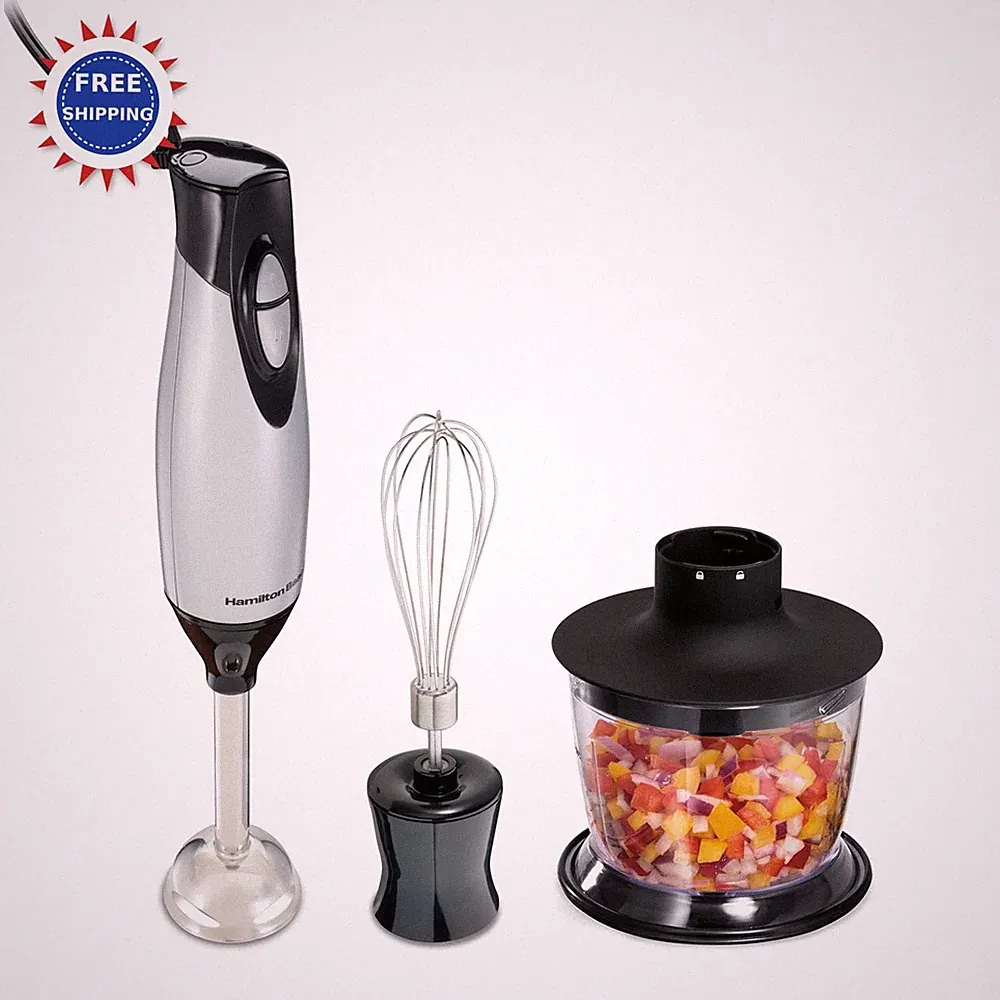 Hamilton Beach 4-in-1 Electric Immersion Hand Blender 225W 3 Piece Handheld