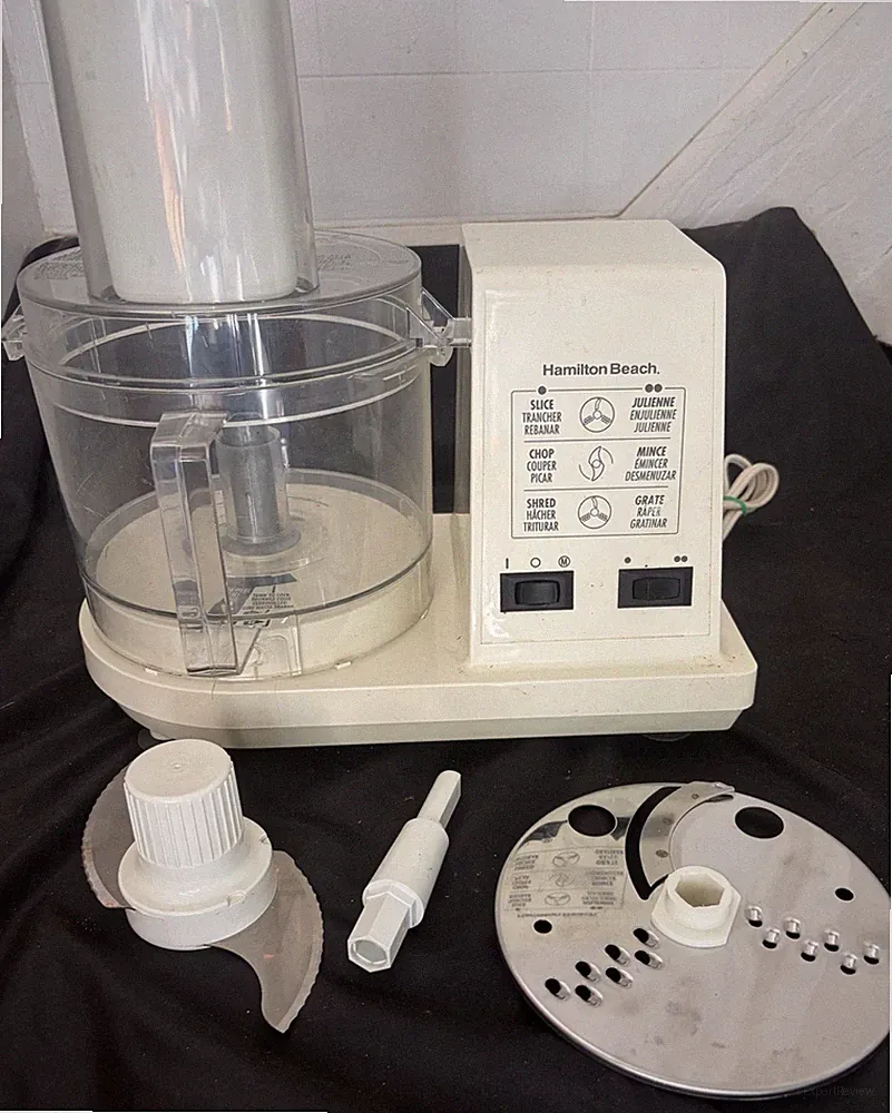 Hamilton Beach 7 cup Food Processor Model 702R - COMPLETE w/ Bowl Blades + WORKS