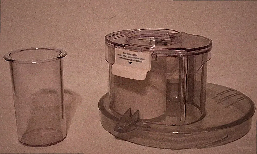 Hamilton Beach 70590 Big Mouth Food Processor Lid Feed Chute Assembly & Pusher
