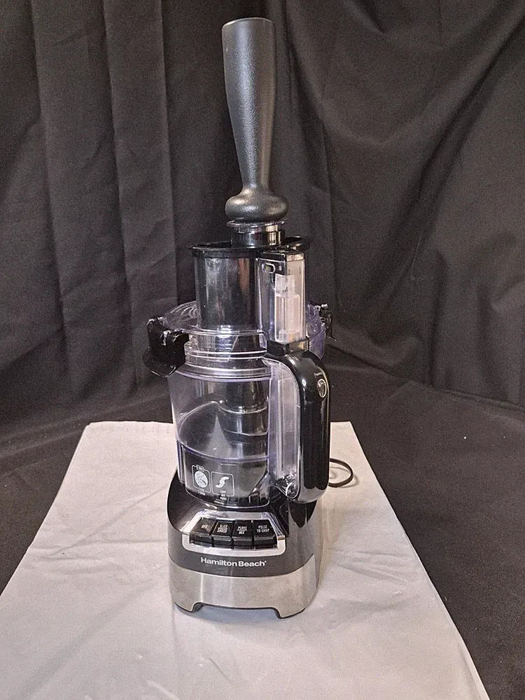 Hamilton Beach 70723G Food Processor Black & Stainless 10 Cup Clean And Works