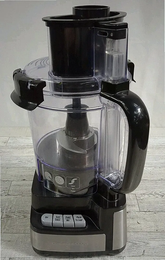 Hamilton Beach 70725A 12 cup Full-Size Food Processor - Black/Silver | Works!