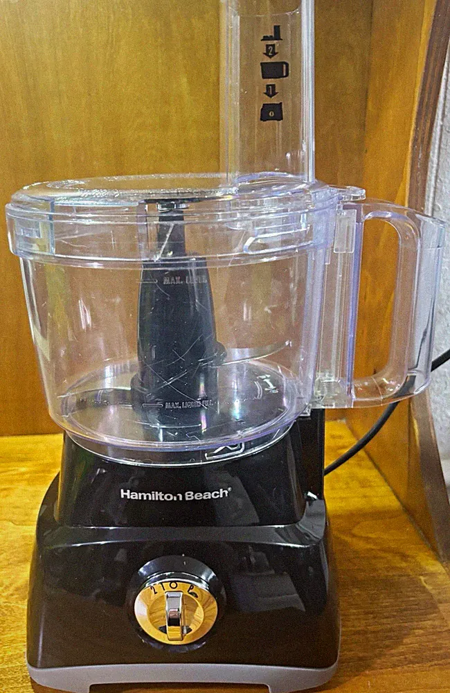 Hamilton Beach 70740 8-Cup Food Processor 450W Black, 2-Speed Electric