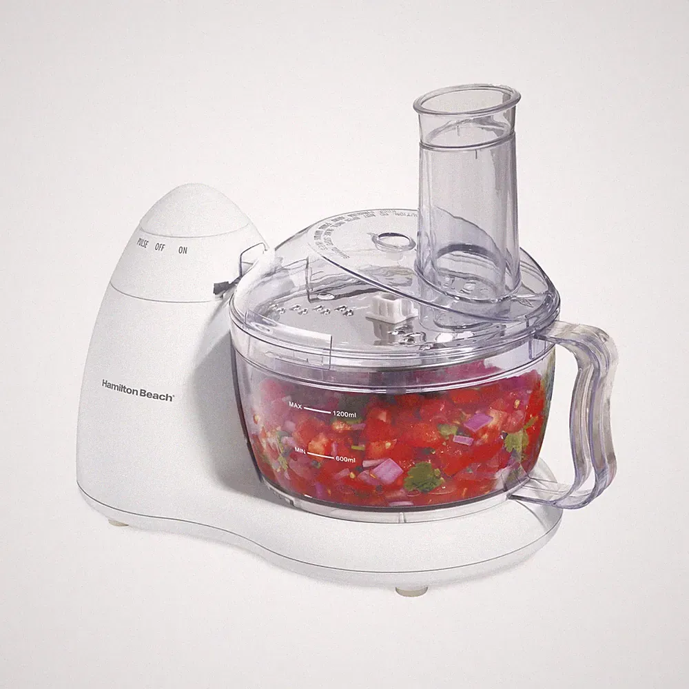Hamilton Beach 8 Cup Electric Food Chopper & Mini Food Processor, White|81610