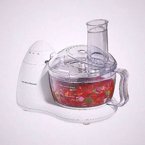 Hamilton Beach 8 Cup Electric Food Chopper & Mini Food Processor, White