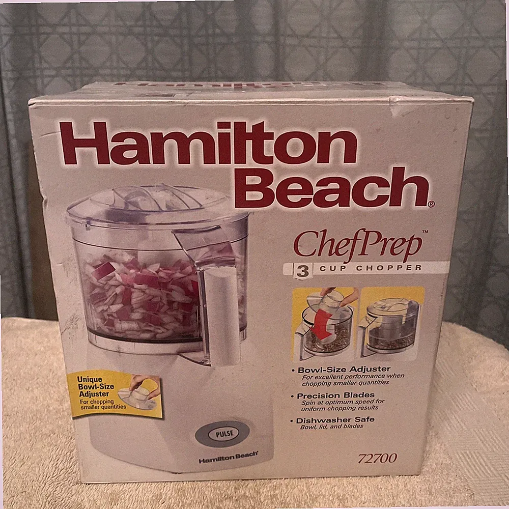 Hamilton Beach Chef Prep 3 Cup Electric Food Chopper Model 72700 Brand New