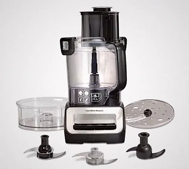 Hamilton Beach Commercial 70585 Stack & Snap 14 Cup Food Processor