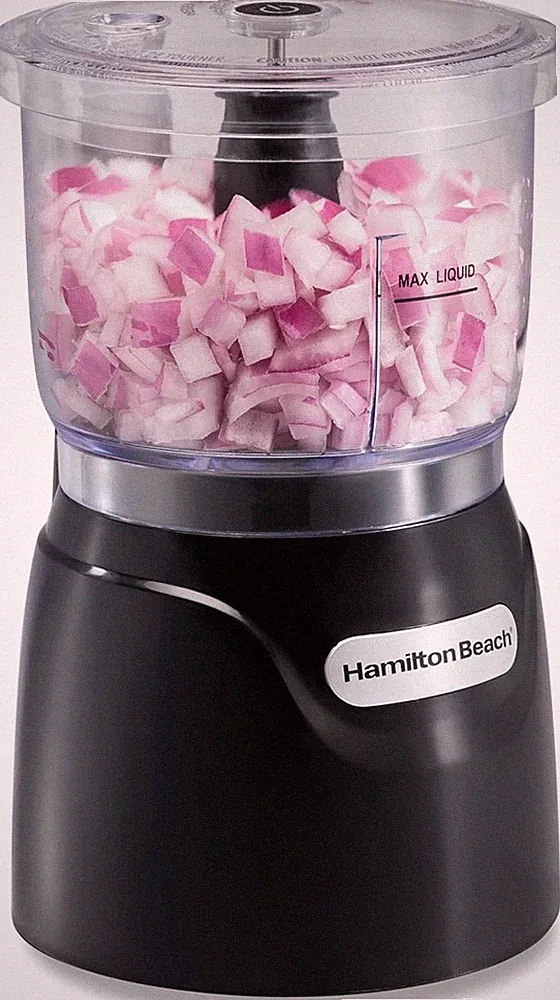 Hamilton Beach Electric Vegetable Chopper & Mini Food Processor, 3-Cup, 350