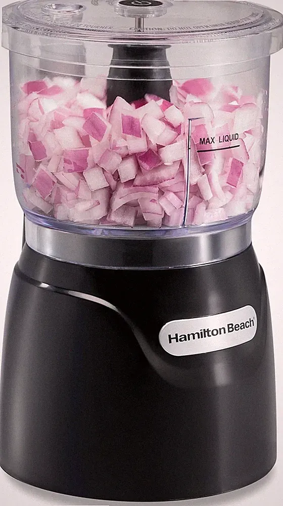 Hamilton Beach Electric Vegetable Chopper & Mini Food Processor, 3-Cup, 350 Watt