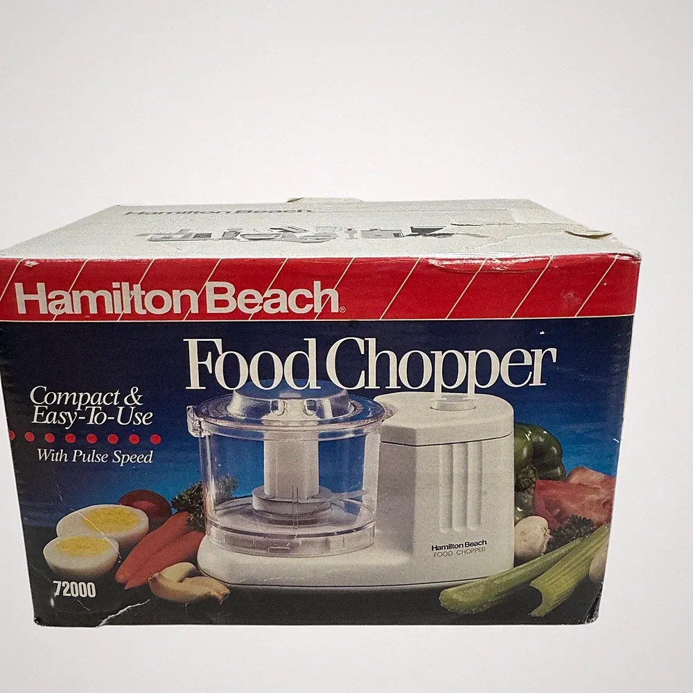 Hamilton Beach Food Chopper 72000 Mincing Magic Compact Easy-To-Use Pulse Speed