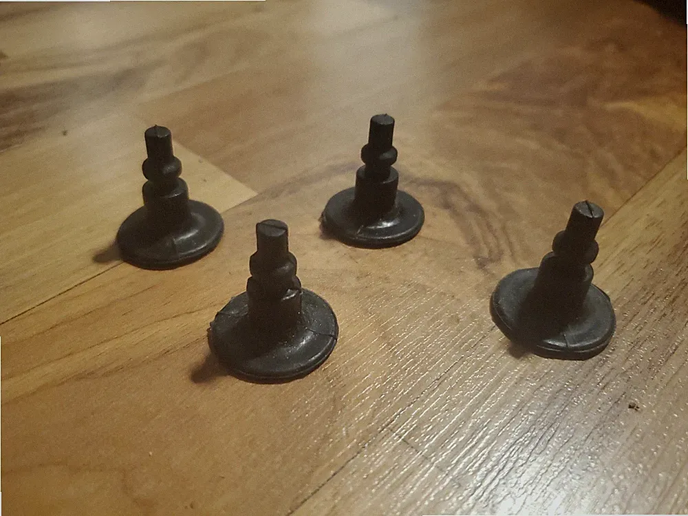 Hamilton Beach Food Processor 70725A 4 Rubber Feet Replacement Parts Only Set