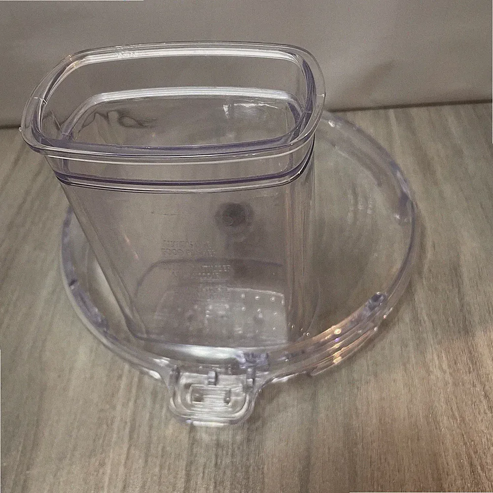 Hamilton Beach Food Processor Lid with Food Pusher Clear Plastic for 8 Cup Model