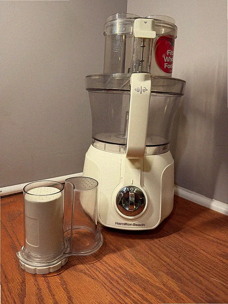 Hamilton Beach Food Processor-Open Box-Has All Blades & Parts-W/box Tested WORKS