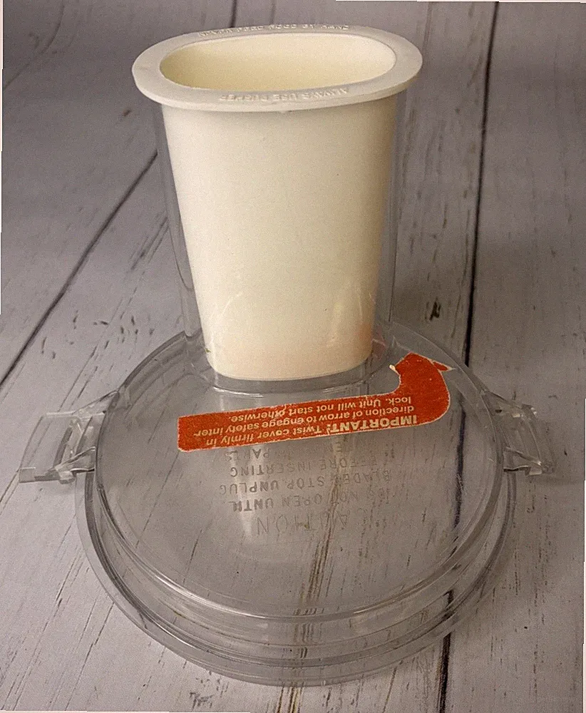 Hamilton Beach Food Processor Parts Lid and Pusher 702-5 702-2 702-3 702-4 702R