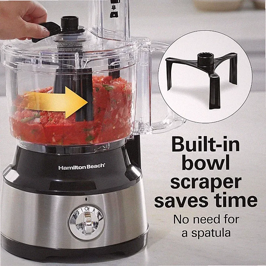 Hamilton Beach Food Processor & Vegetable Chopper for Slicing, Shredding