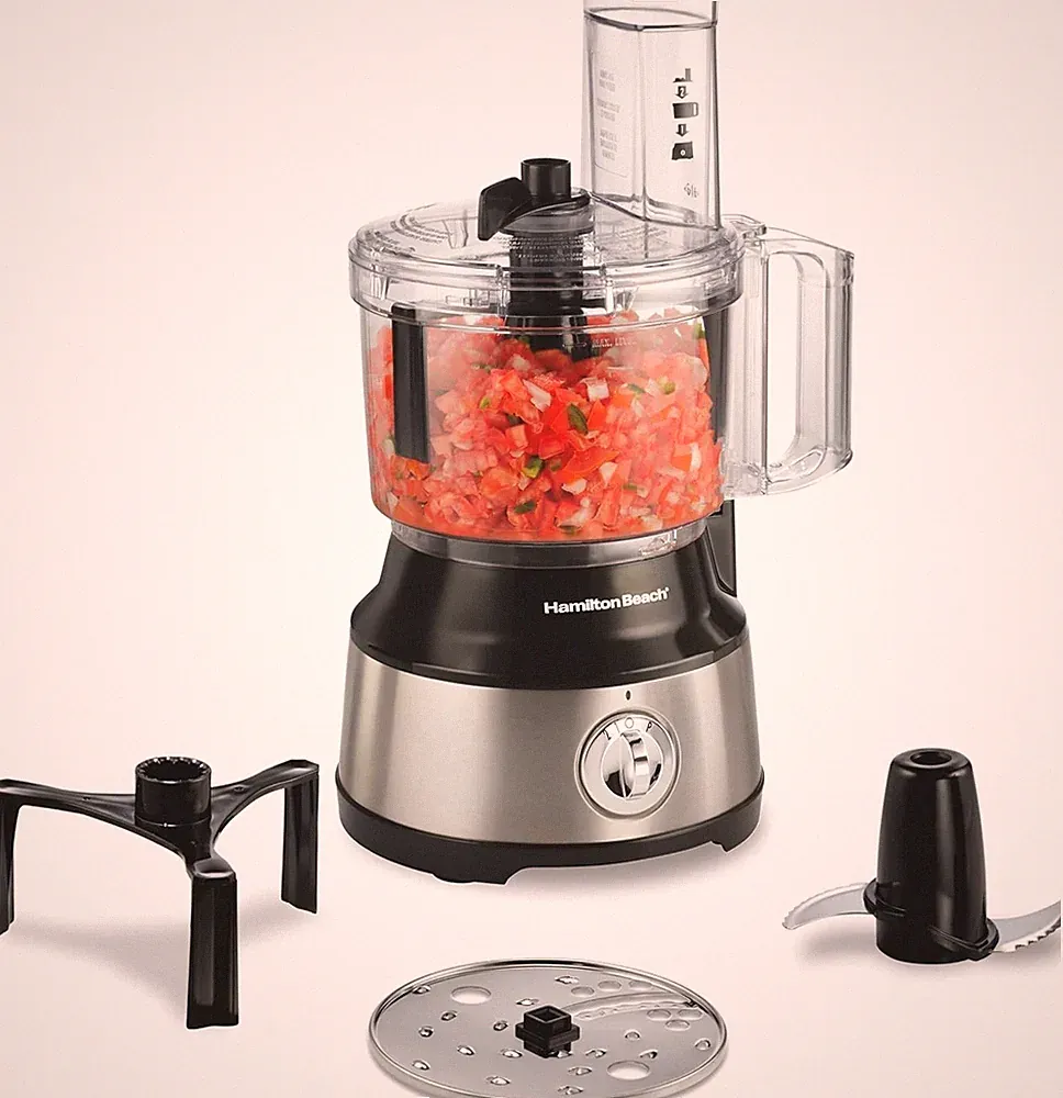Hamilton Beach Food Processor & Vegetable Chopper for Slicing, Shredding, Mincin