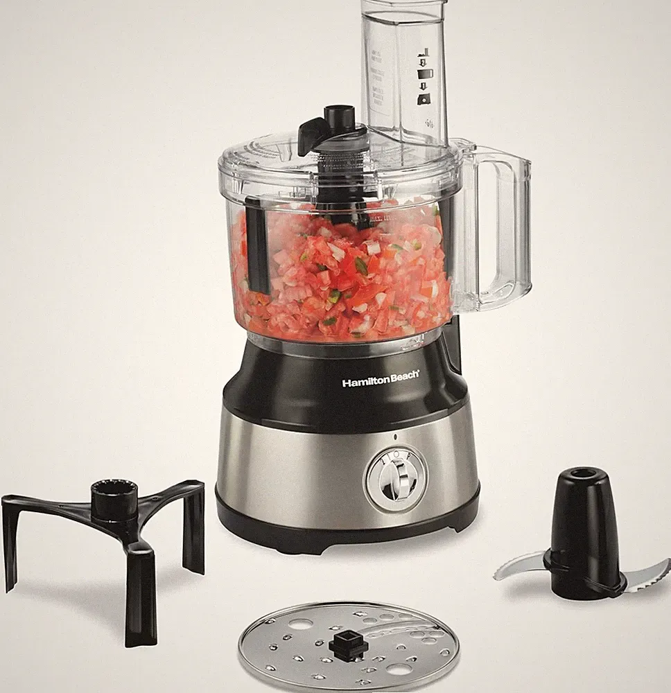 Hamilton Beach Food Processor & Vegetable Chopper for Slicing, Shredding, Mincin