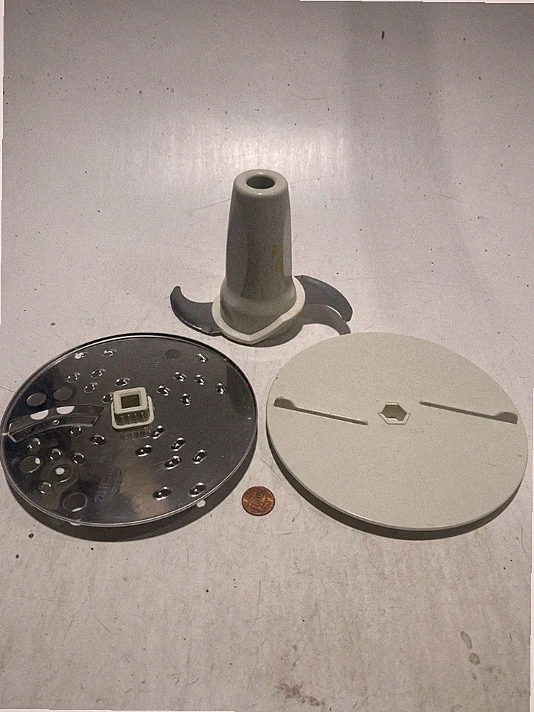 Hamilton Beach FP07 Food Processor Replacement Push Disk, Shredder, + S-Blade