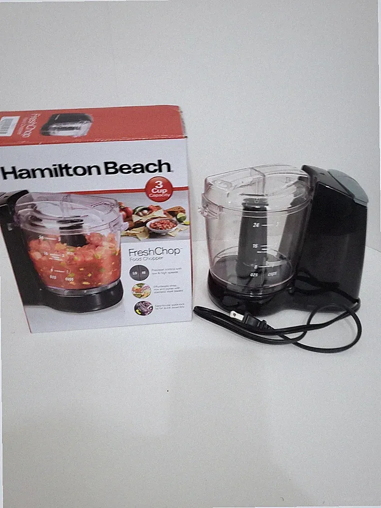 Hamilton Beach Fresh Chop Mini Food Processor NIB Dishwasher Safe Mixer Unused