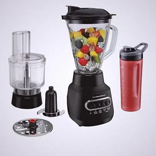 Hamilton Beach Kitchen System 3-in-1 Blender with 52oz Food Processor Glass