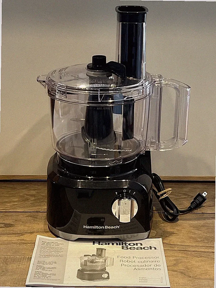 Hamilton Beach Model 70743 8-Cup Food Processor Bowl Scraper Manual TESTED WORKS