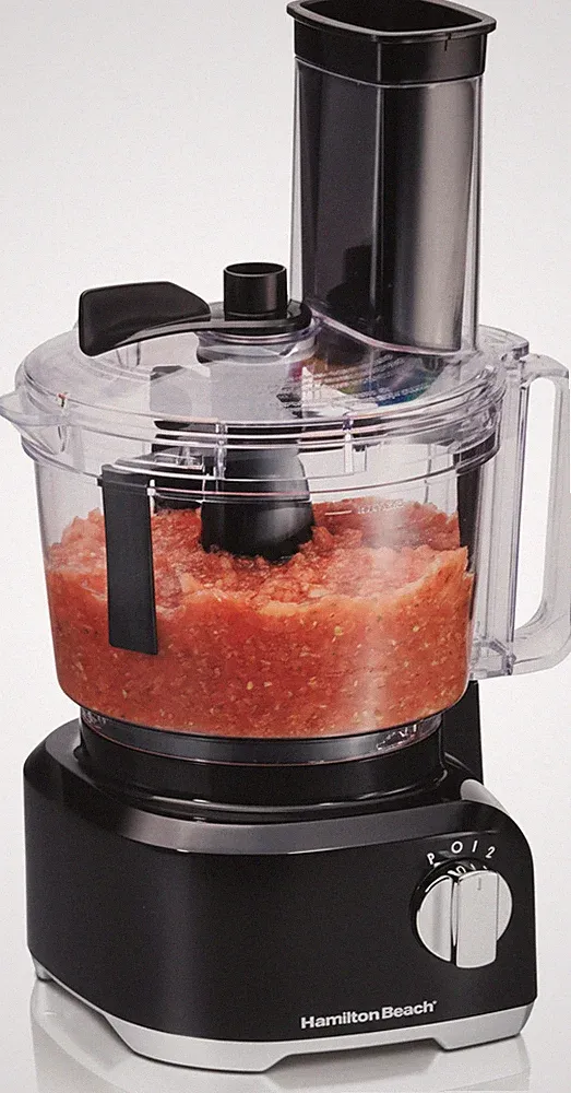 Hamilton Beach Model 70743G 8 Cup Food Processor w/Bowl Scrapper - Open Box