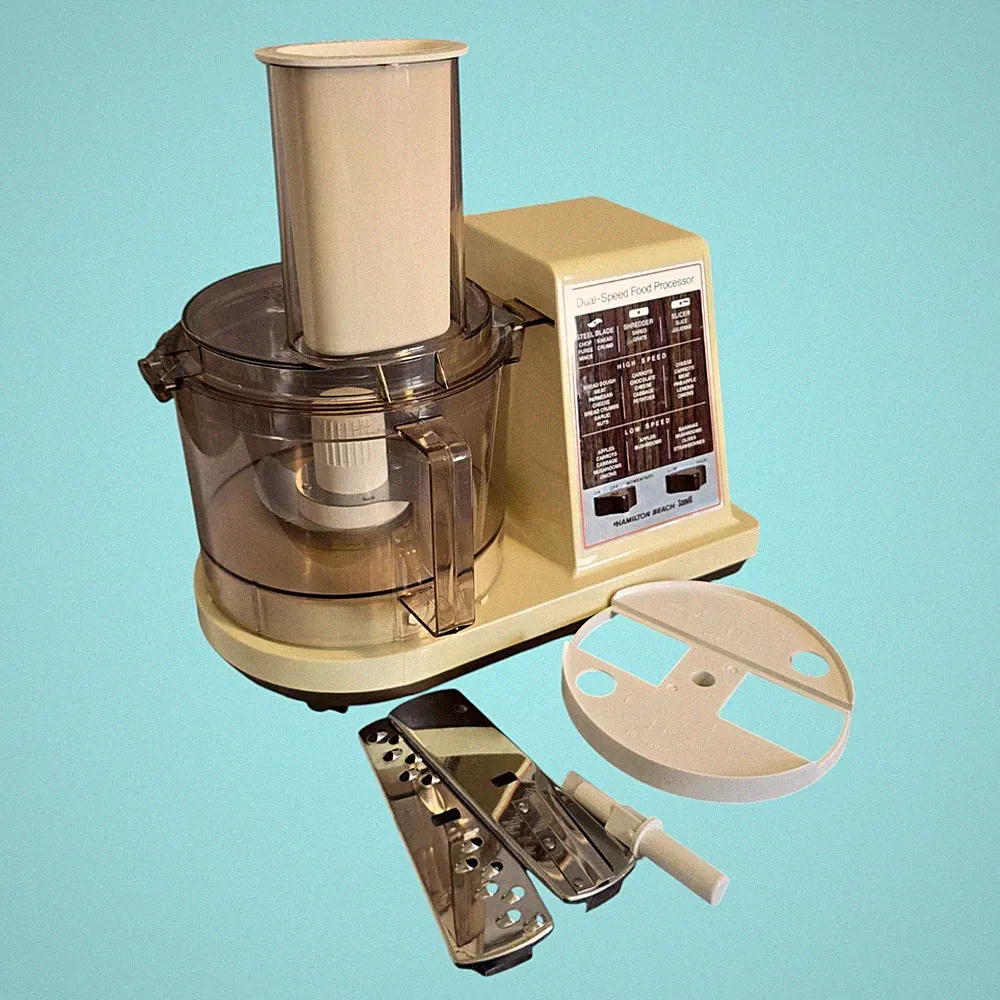 Hamilton Beach Scovill Dual Speed Food Processor 702-3 Beige TESTED & WORKING!