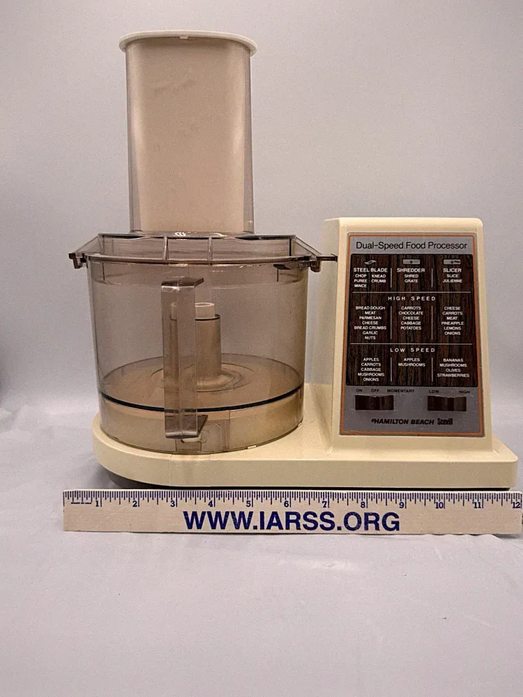 Hamilton Beach Scovill Food Processor 2 Speed Model 702-3 Almond Tested No Blade