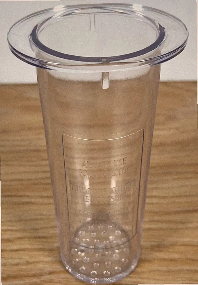 Hamilton Beach Small Pusher For Stack & Snap 10-Cup Food Processor Model 70822FG