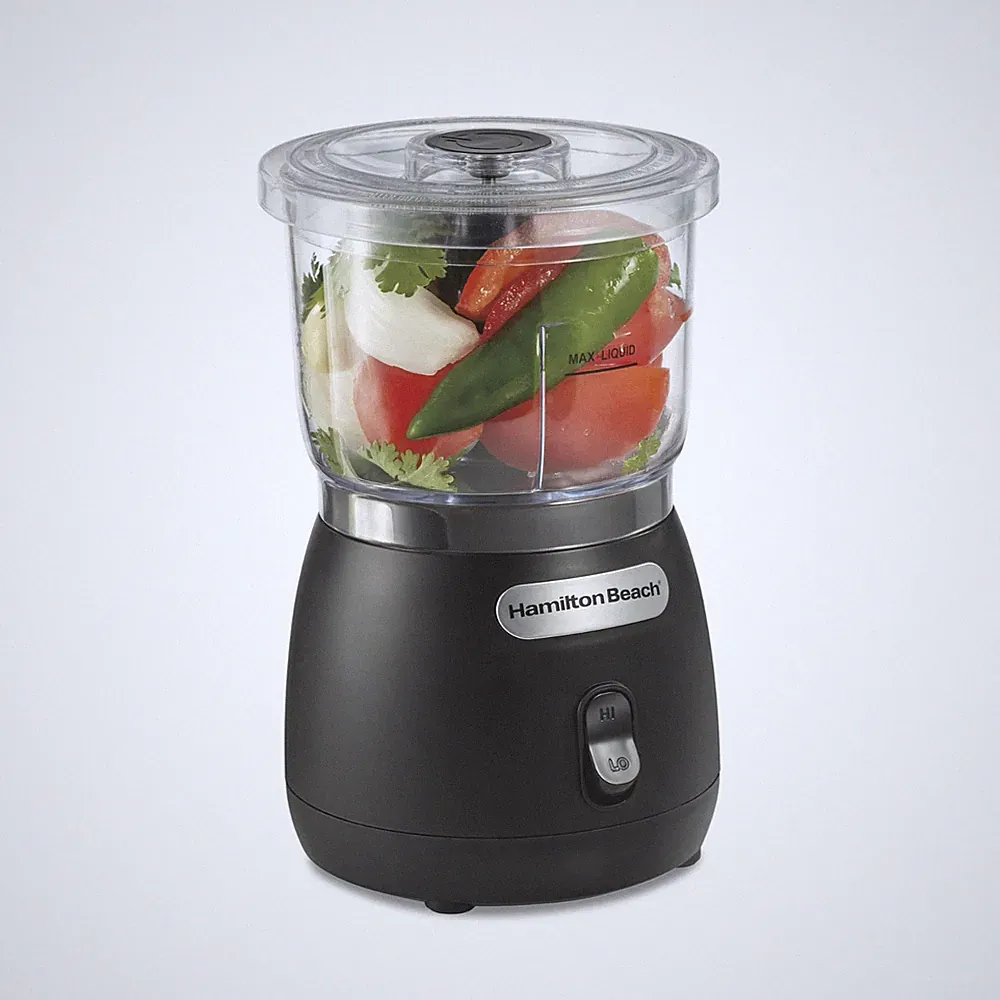 Hamilton Beach Stack & Press 2 Speed Food Chopper & Mini Food Processor, 3-Cup