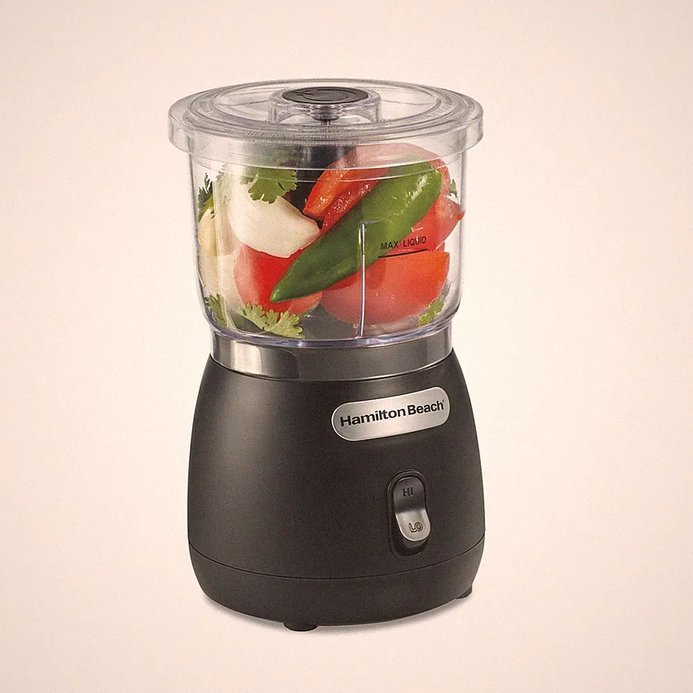Hamilton Beach Stack & Press 2 Speed Food Chopper & Mini Food Processor